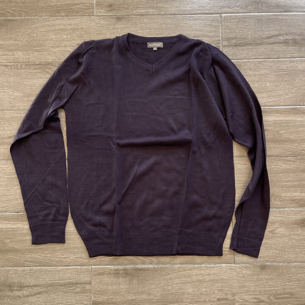 Pull marron In extenso