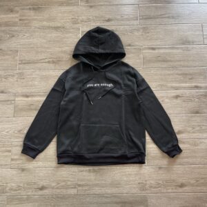 Black sweat à capuche talker