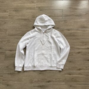 PRIMARK SWEAT A CAPUCHE WHITE